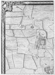 Mapa Marylebone, Londyn, 1746